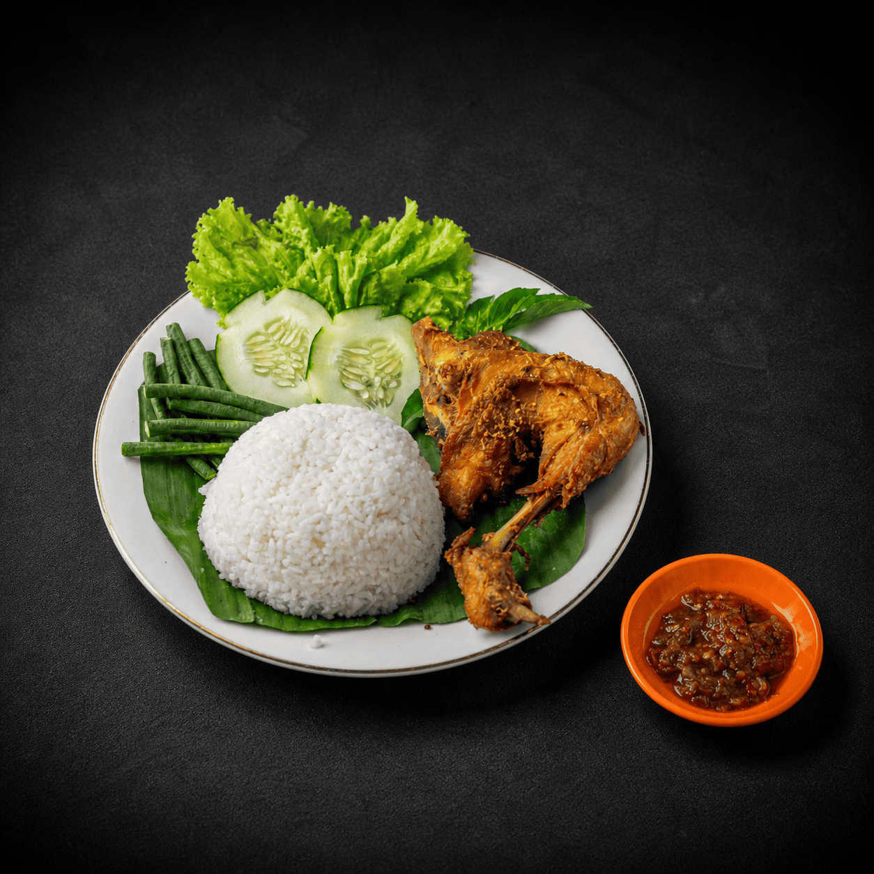 Nasi Lalapan Ayam Jawa